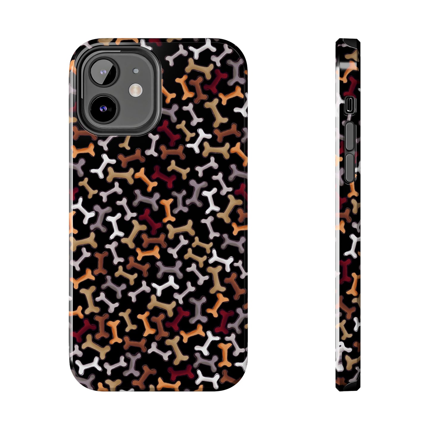 Dog Bones Black Phone Case