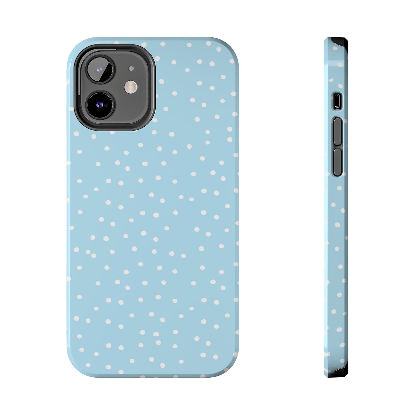 Dinky Dots Aqua / White Phone Case