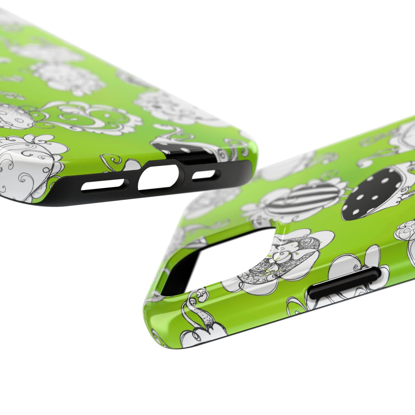 Bistro Chairs Lime Phone Case