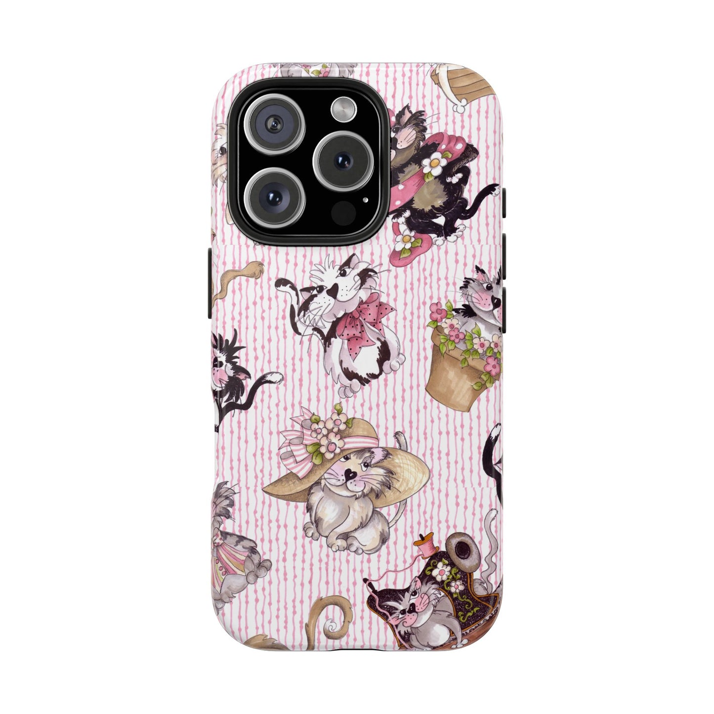 Fancy Cats Pink Phone Case