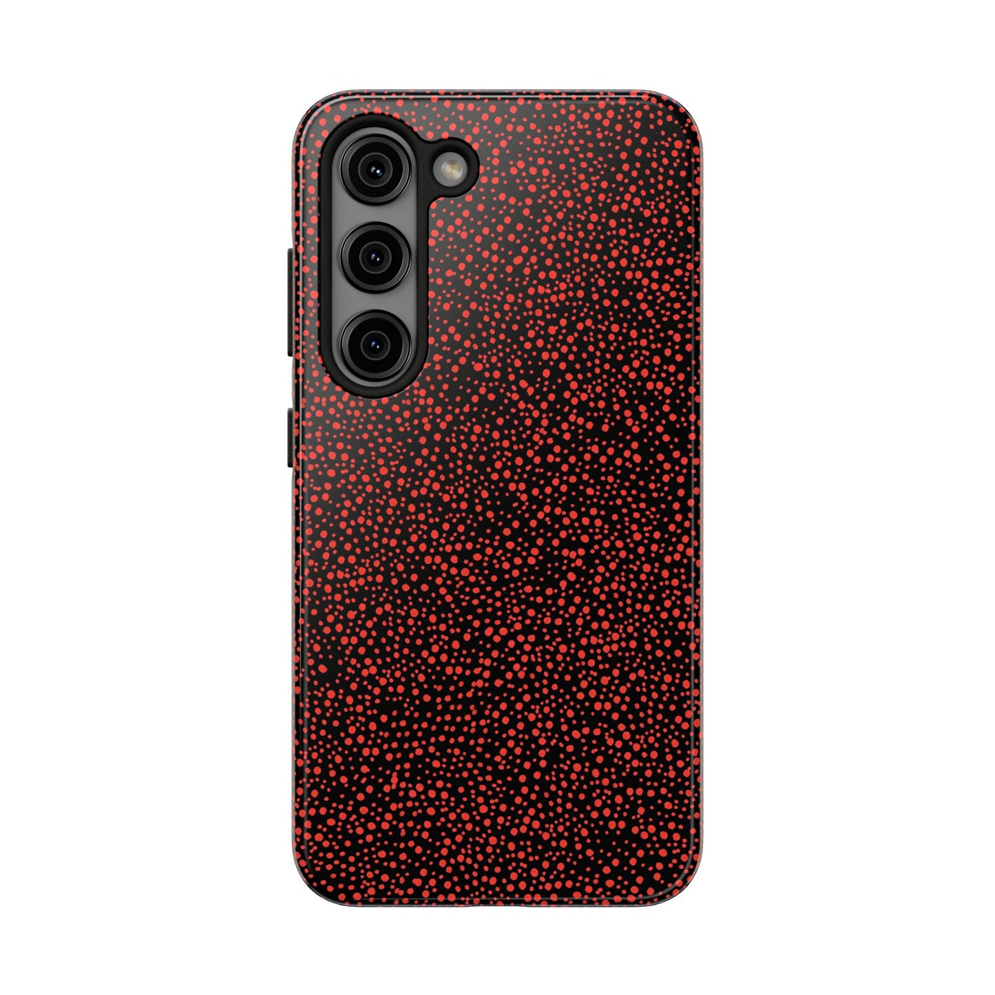 Confetti Red / Black Phone Case