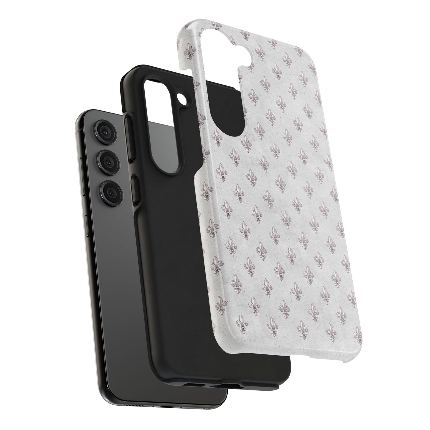 Fleurs Silver Phone Case