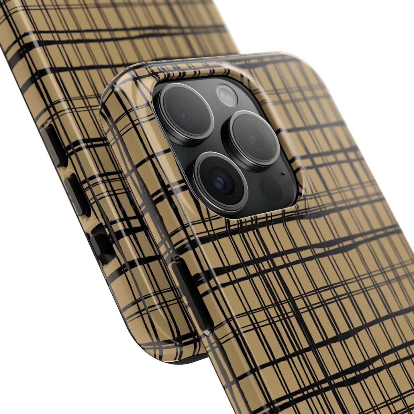 Doggie Fence Tan Phone Case