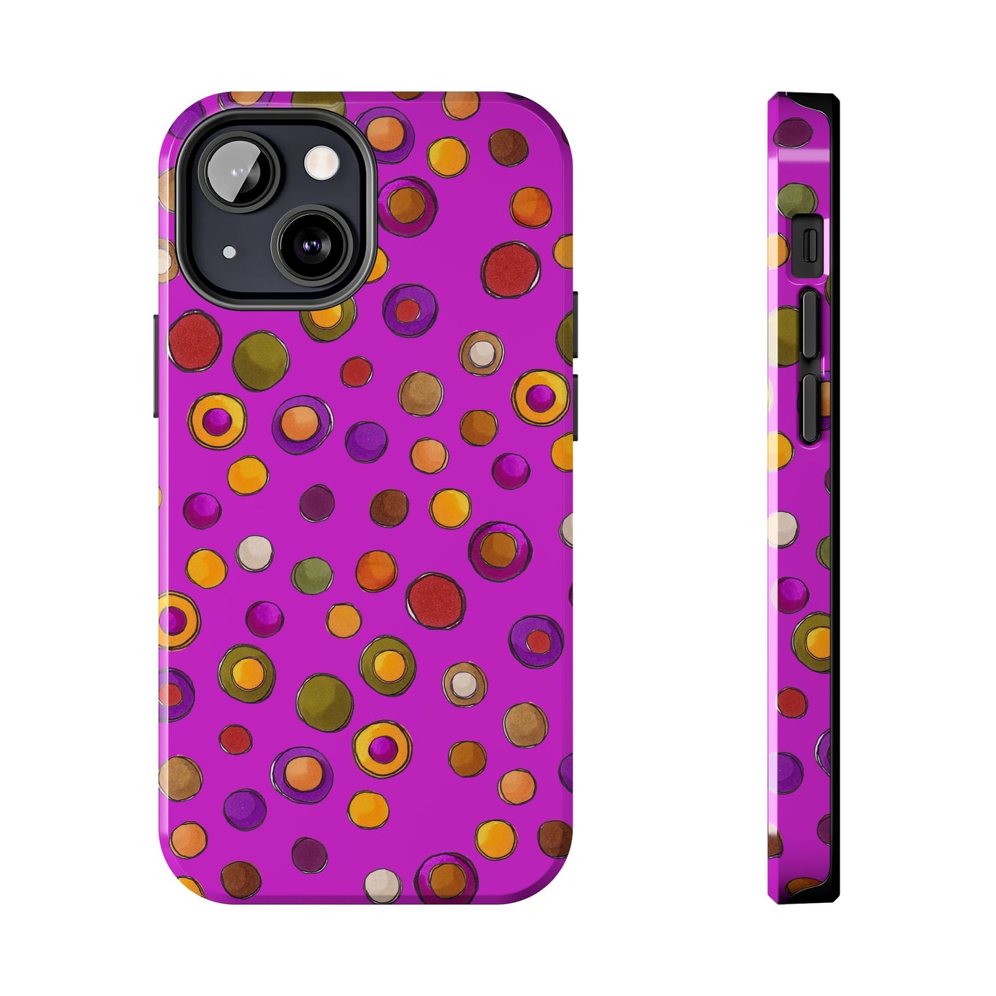 Double Dot Fuchsia Phone Case