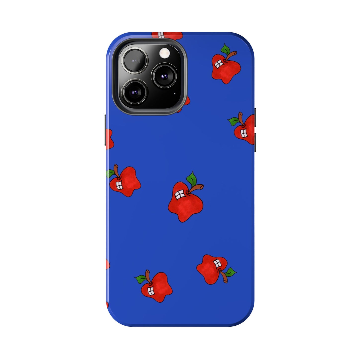 Flying Apples Blue Phone Case