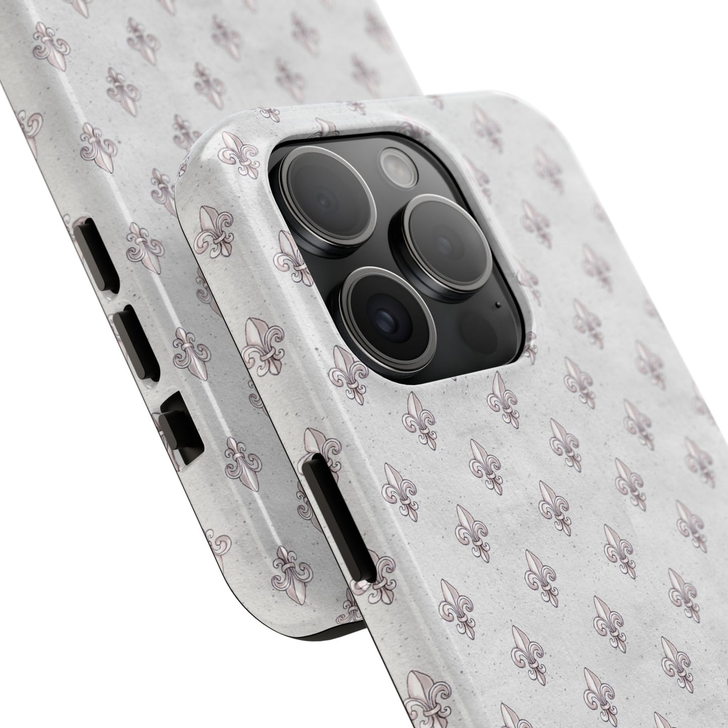 Fleurs Silver Phone Case