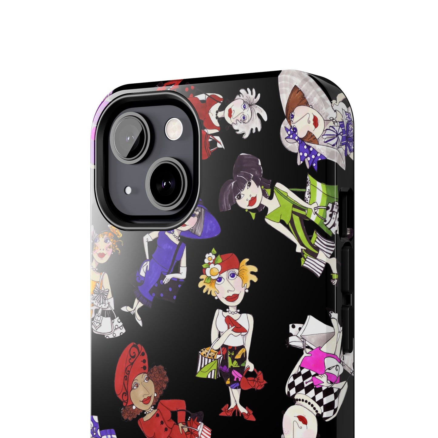 Gone Shopping Tossed Black Phone Case