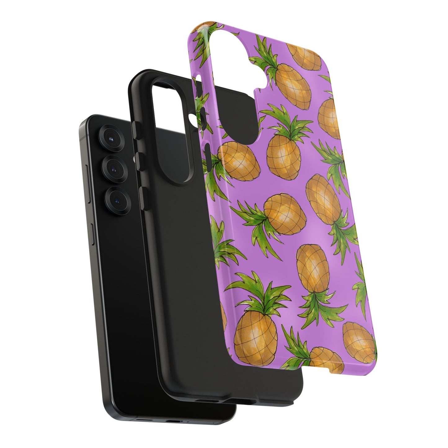 Pineapple Toss Lilac Phone Case