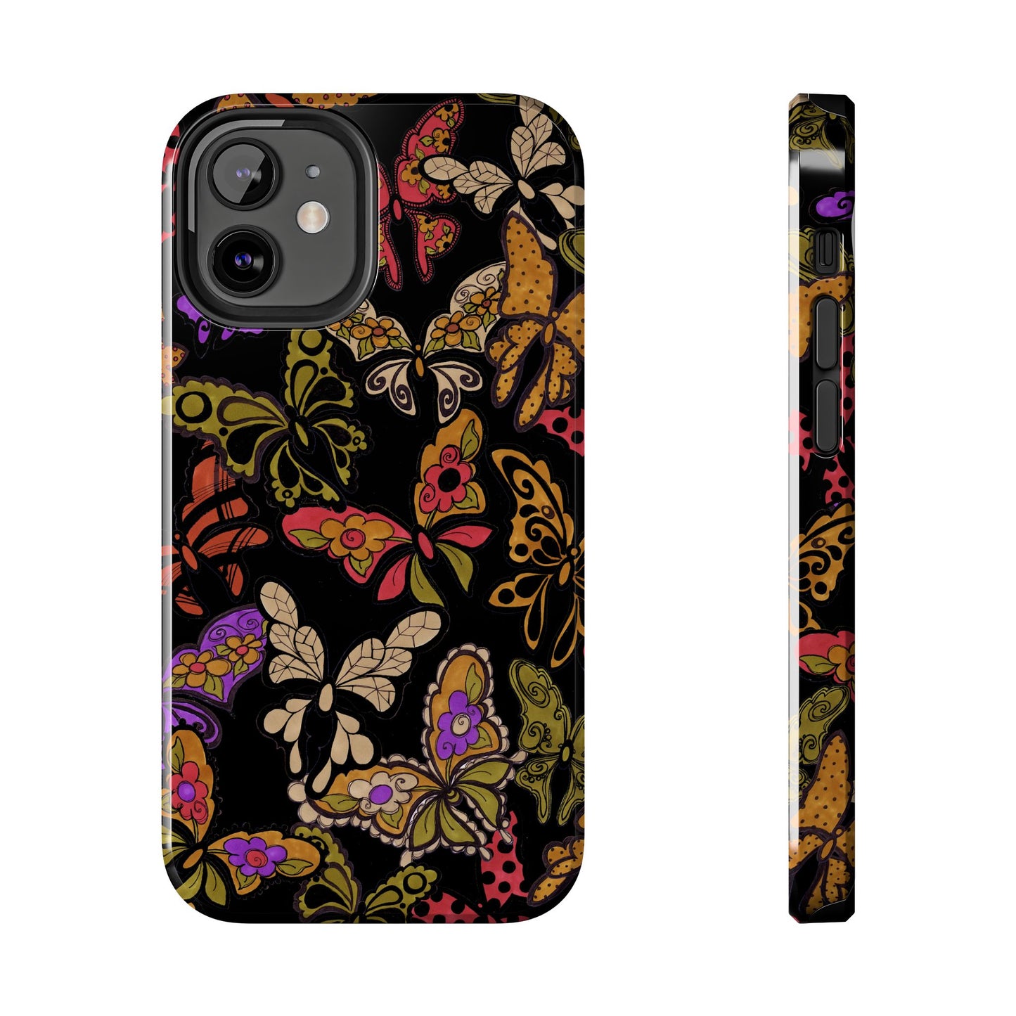 Flighty Black Phone Case