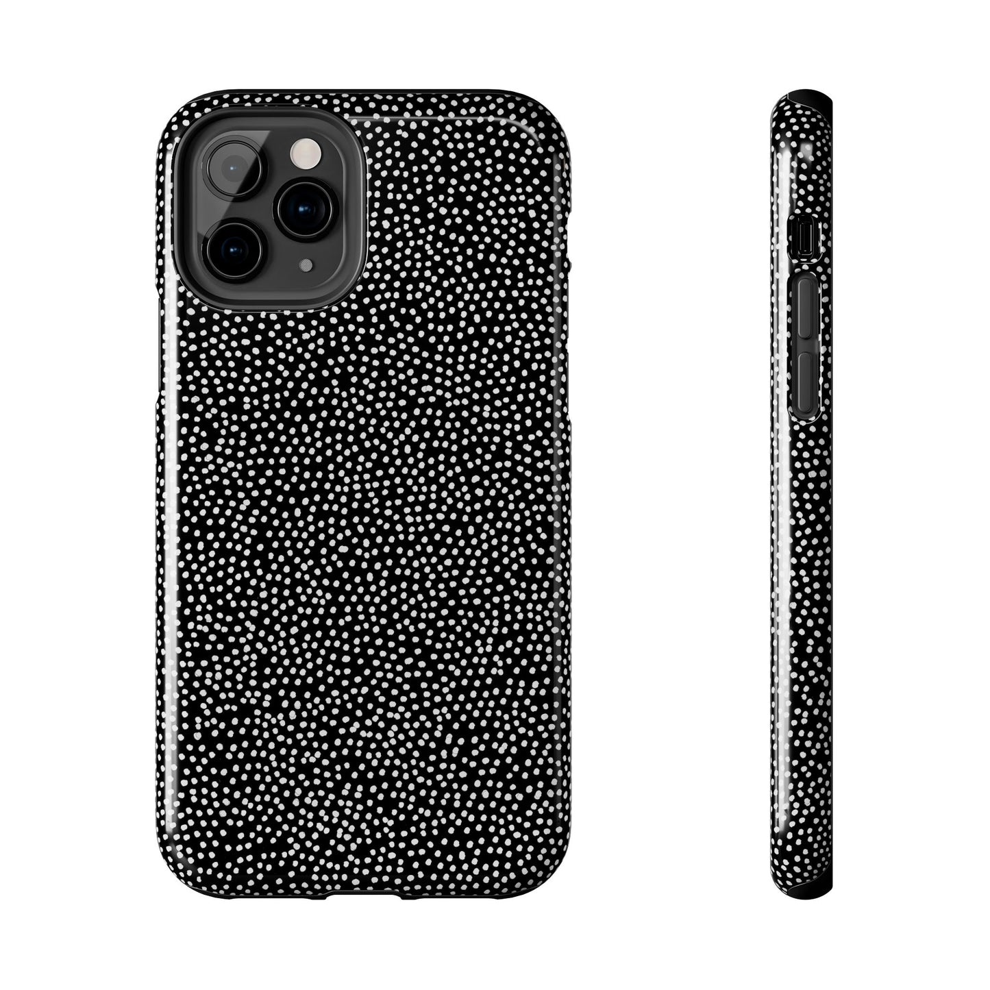 Baby Dots Black / White Phone Case