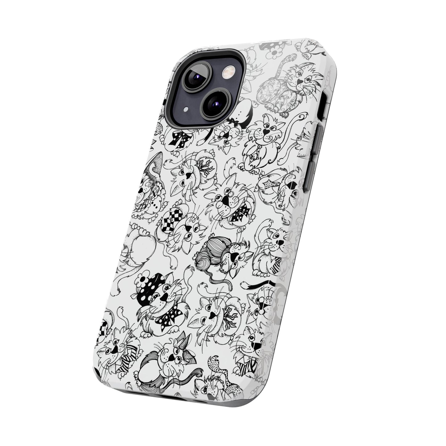 So Kitties Tossed White Phone Case