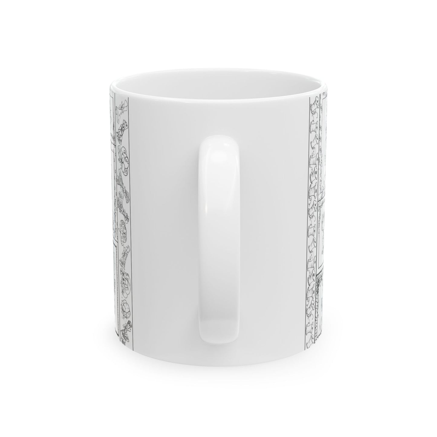 Sew Fancy White Cup