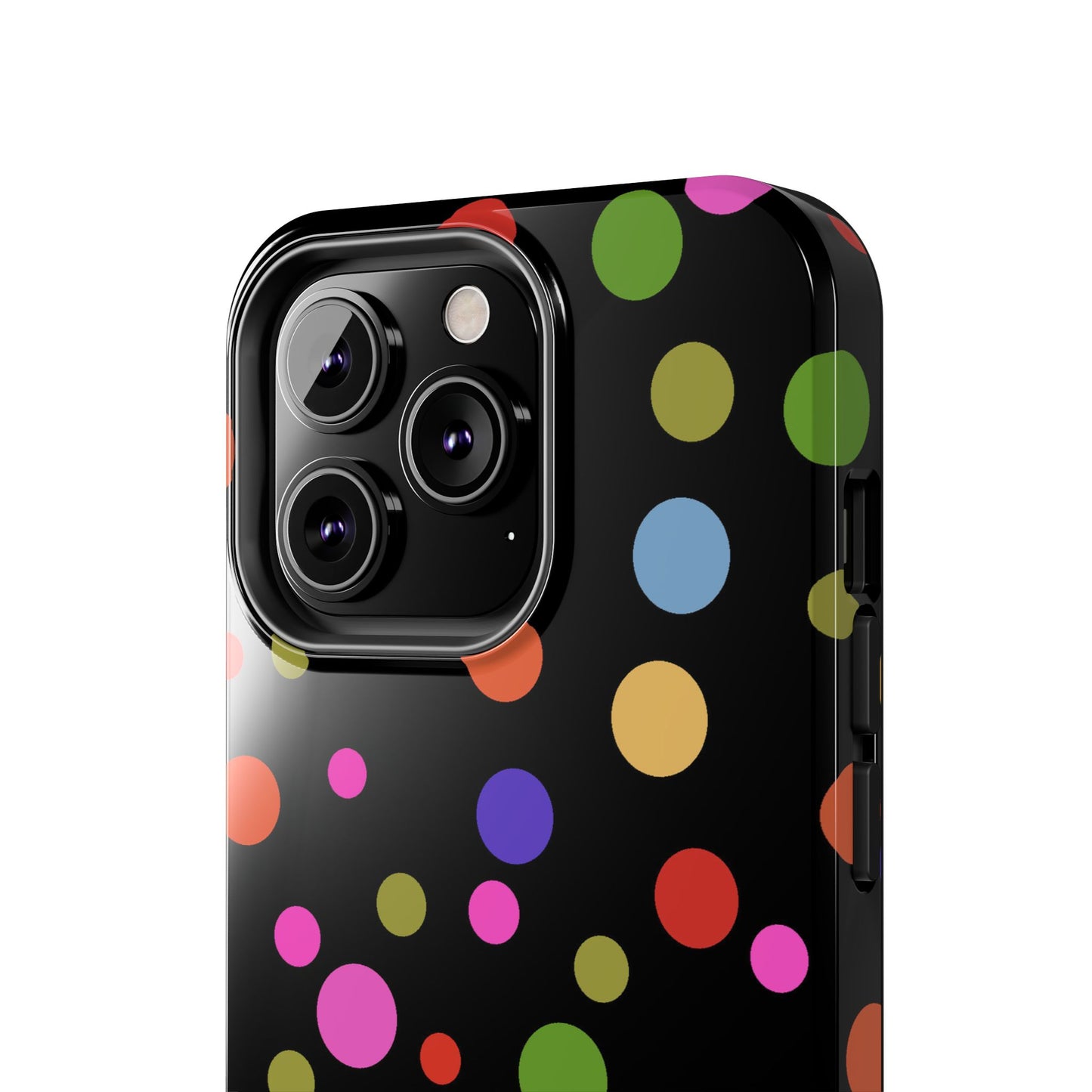 Dot Assortment Black Phone Case