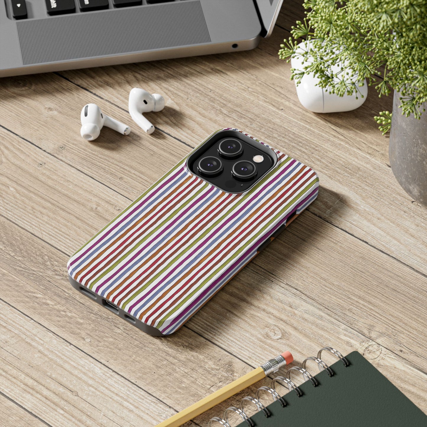 Stripe White Phone Case