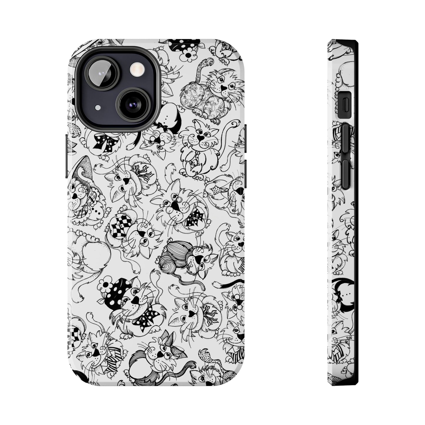 So Kitties Tossed White Phone Case