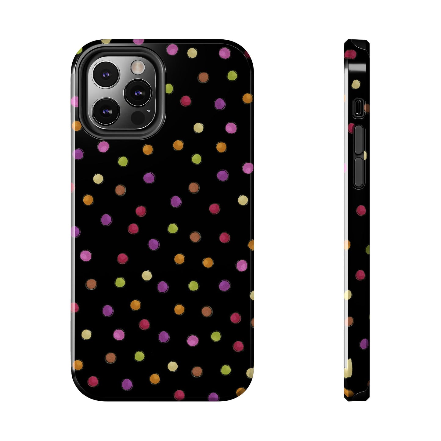 Tea Dot Black Phone Case
