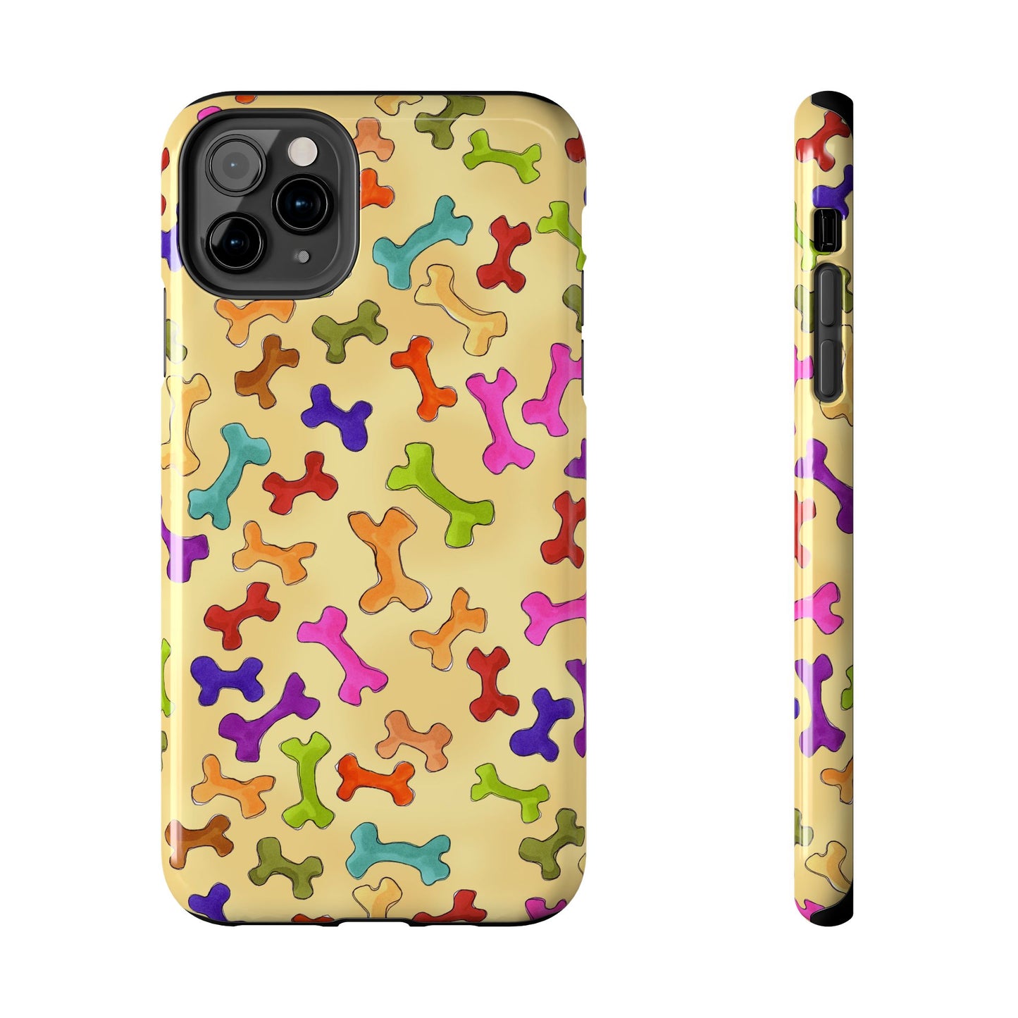 Happy Bones Yellow Phone Case