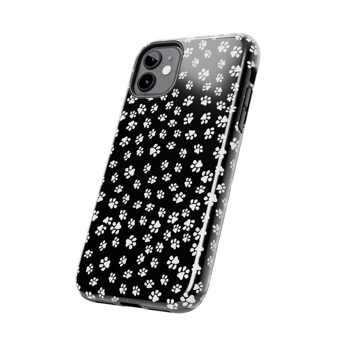 Little Paws Black / White Phone Case