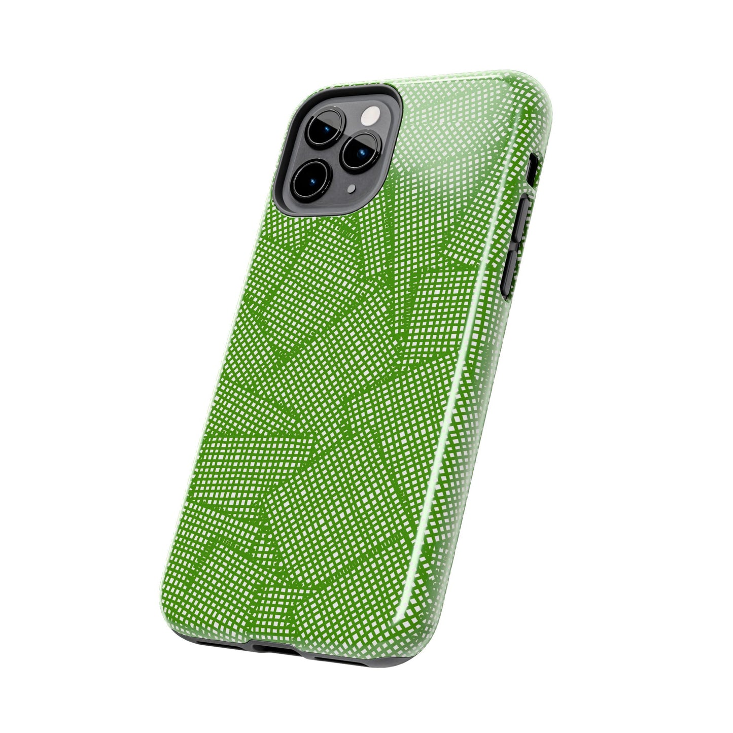 Check Patch Large Green Phone Case