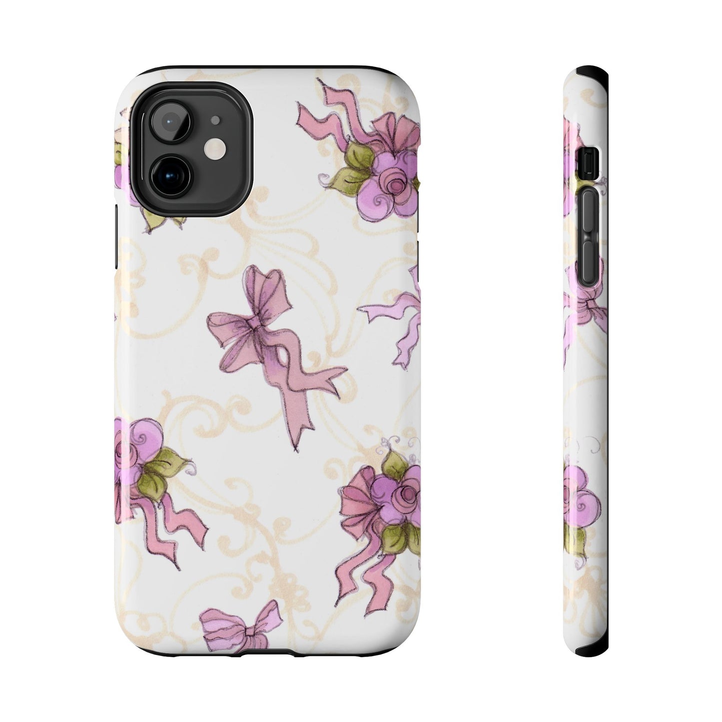 Flower Model Bow Flowers Phone Case
