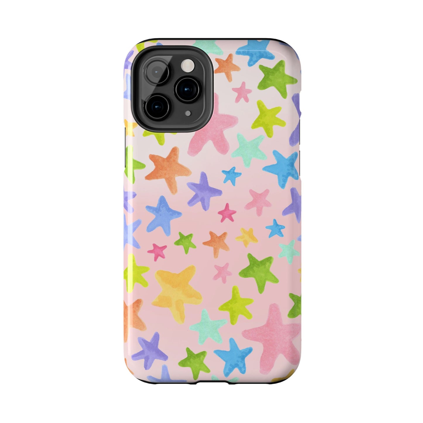 Happy Stars Pink Phone Case