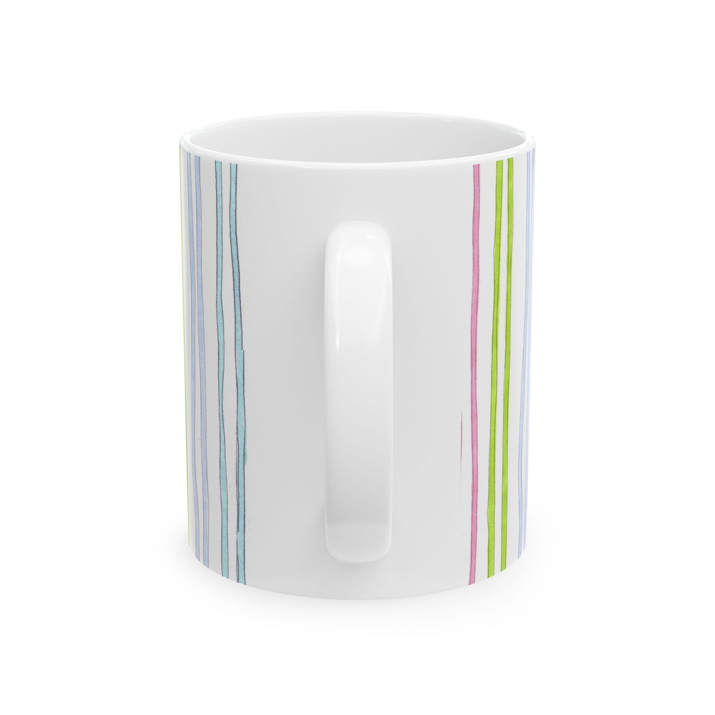 Belle Stripe White Cup