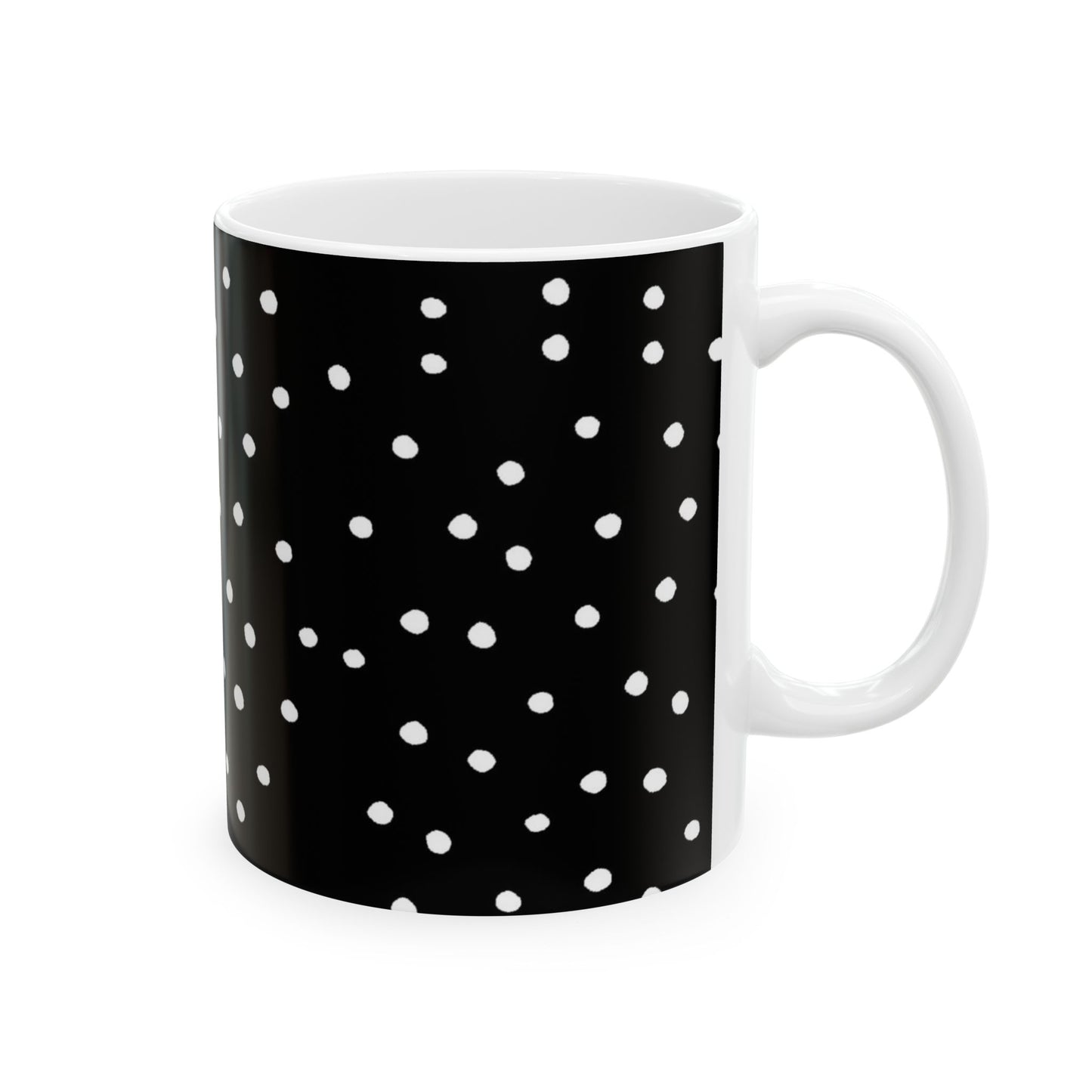 Dinky Dots Black / White Cup