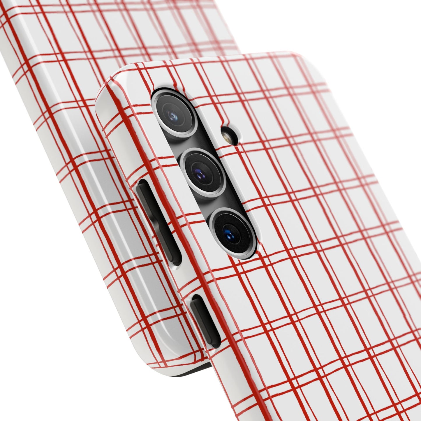 Kitchen Plaid White / Red Phone Case