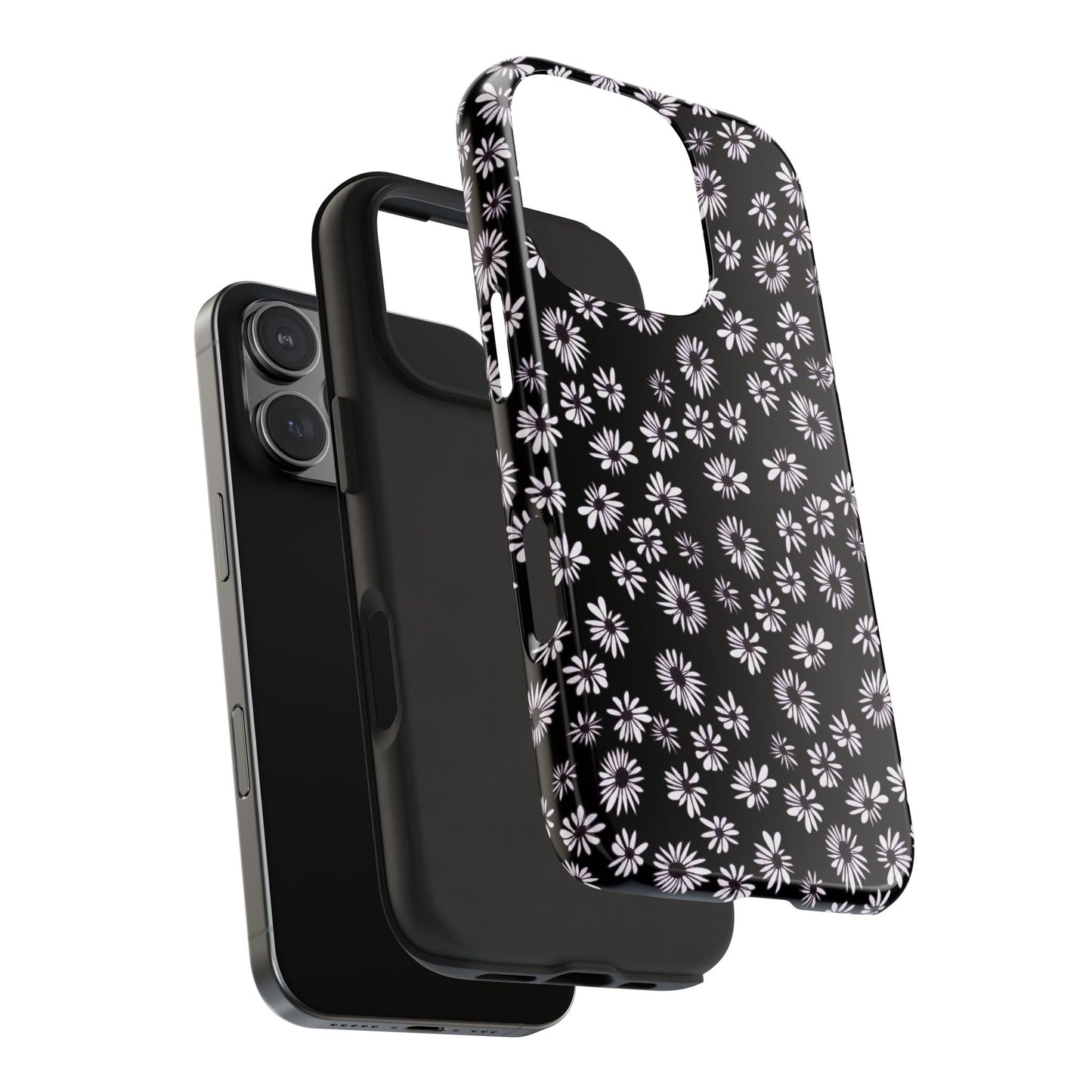 Random Daisy Black / White Phone Case