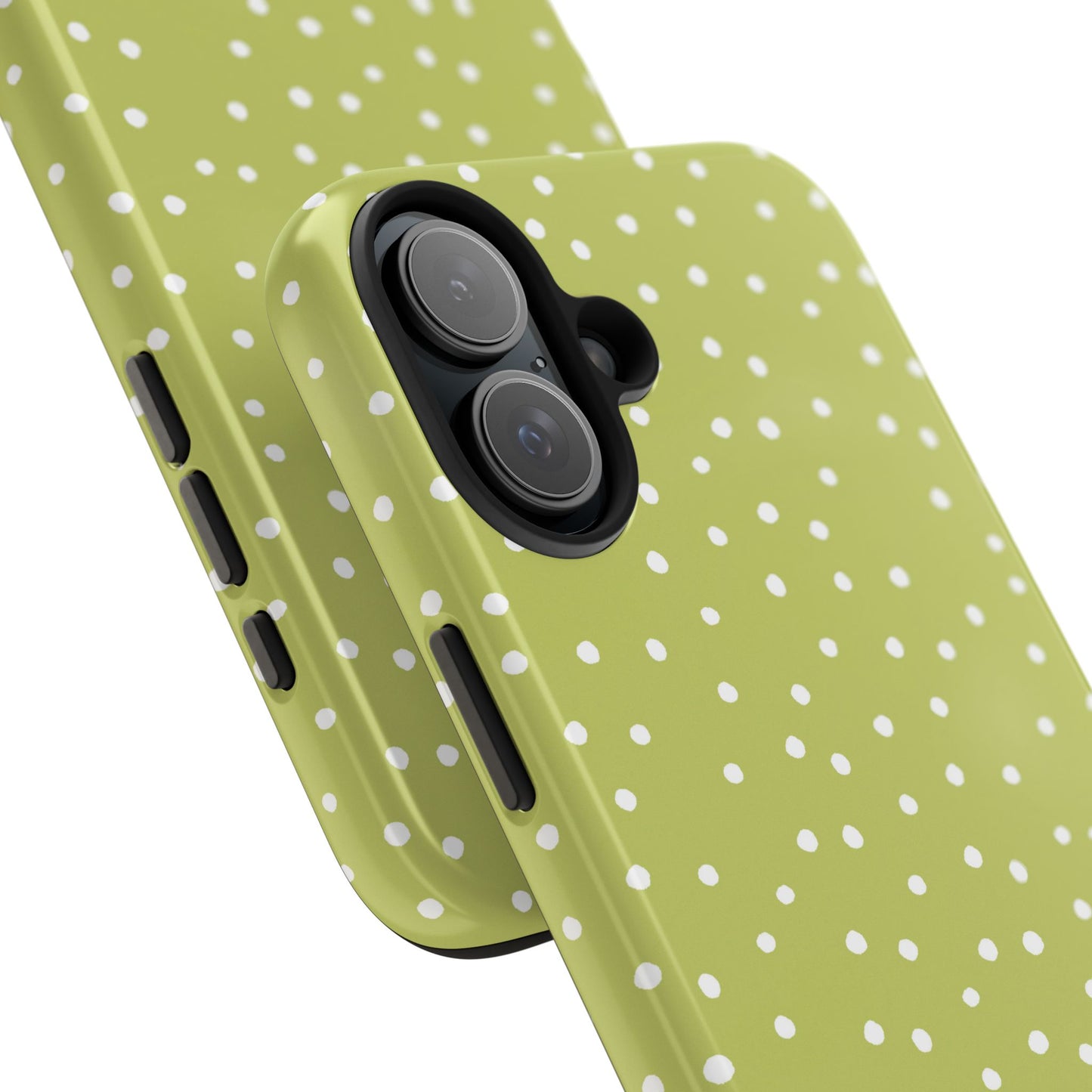 Dinky Dots Green / White Phone Case