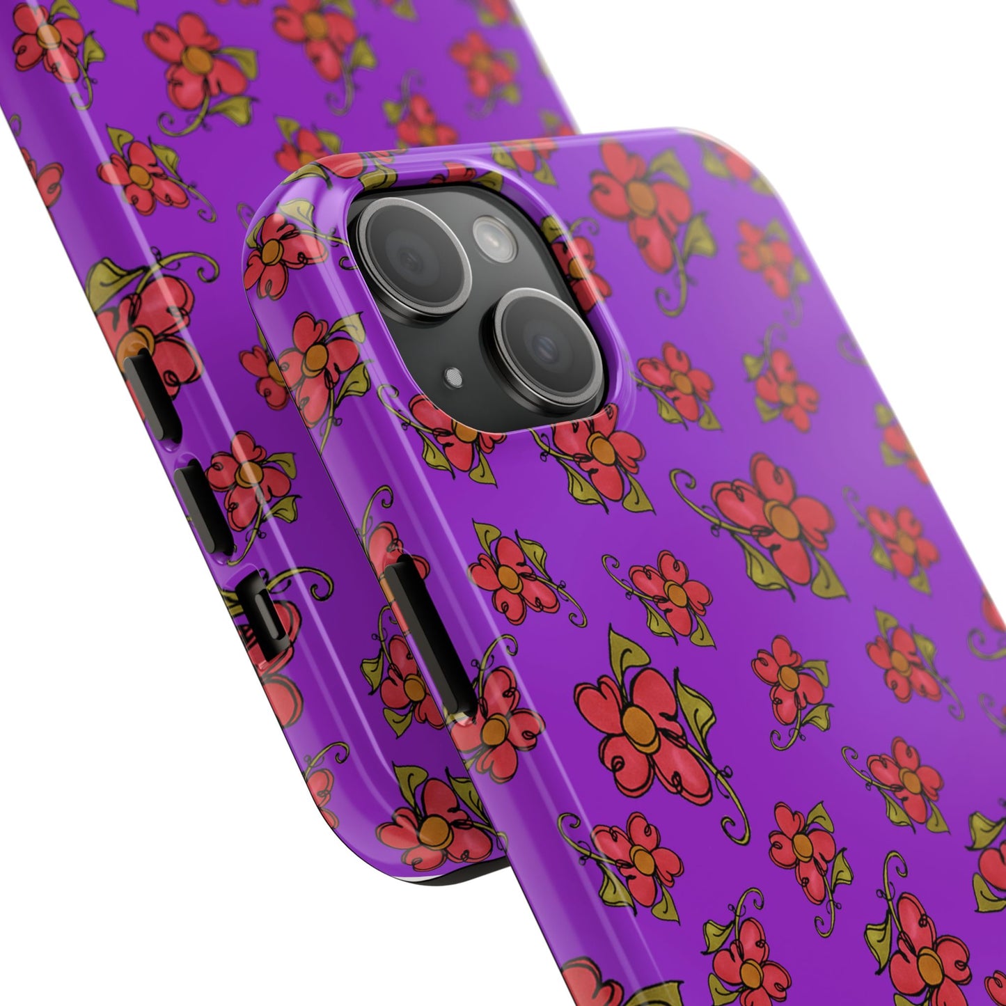 Daisy Caper Purple Phone Case