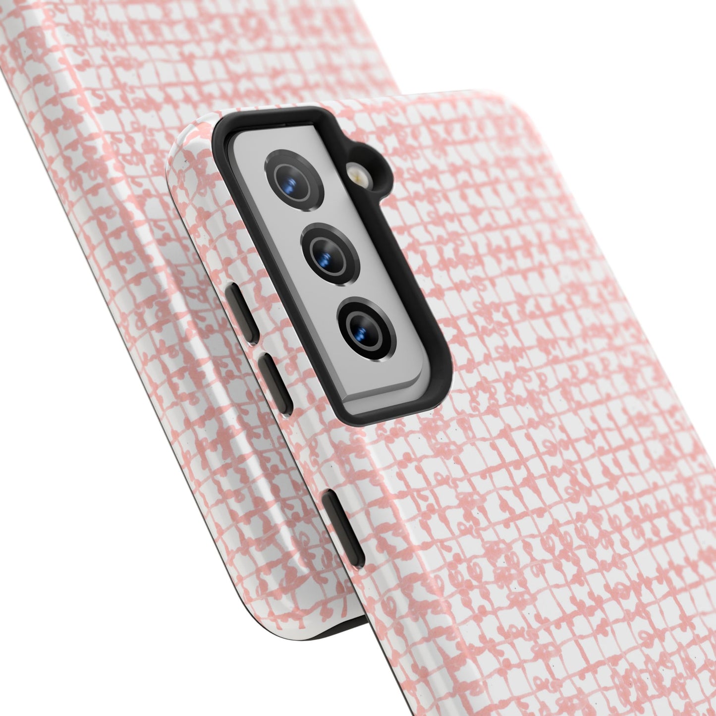 Baby Yarn Check Pink Phone Case