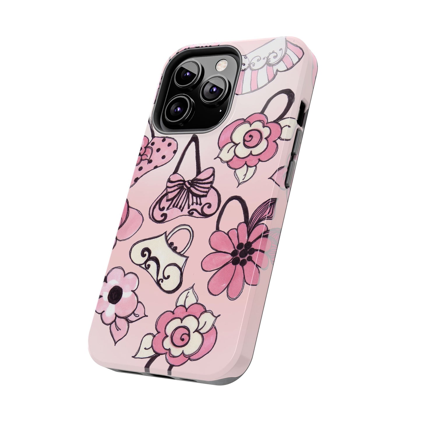 Cat Bags Pink Phone Case