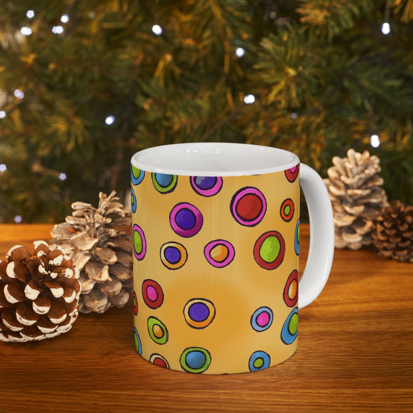Dopey Dots Yellow Cup
