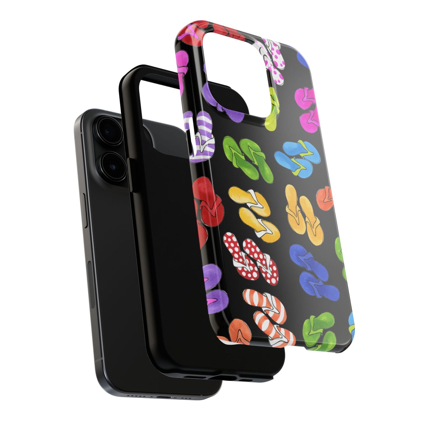 Fun Flops Black Phone Case