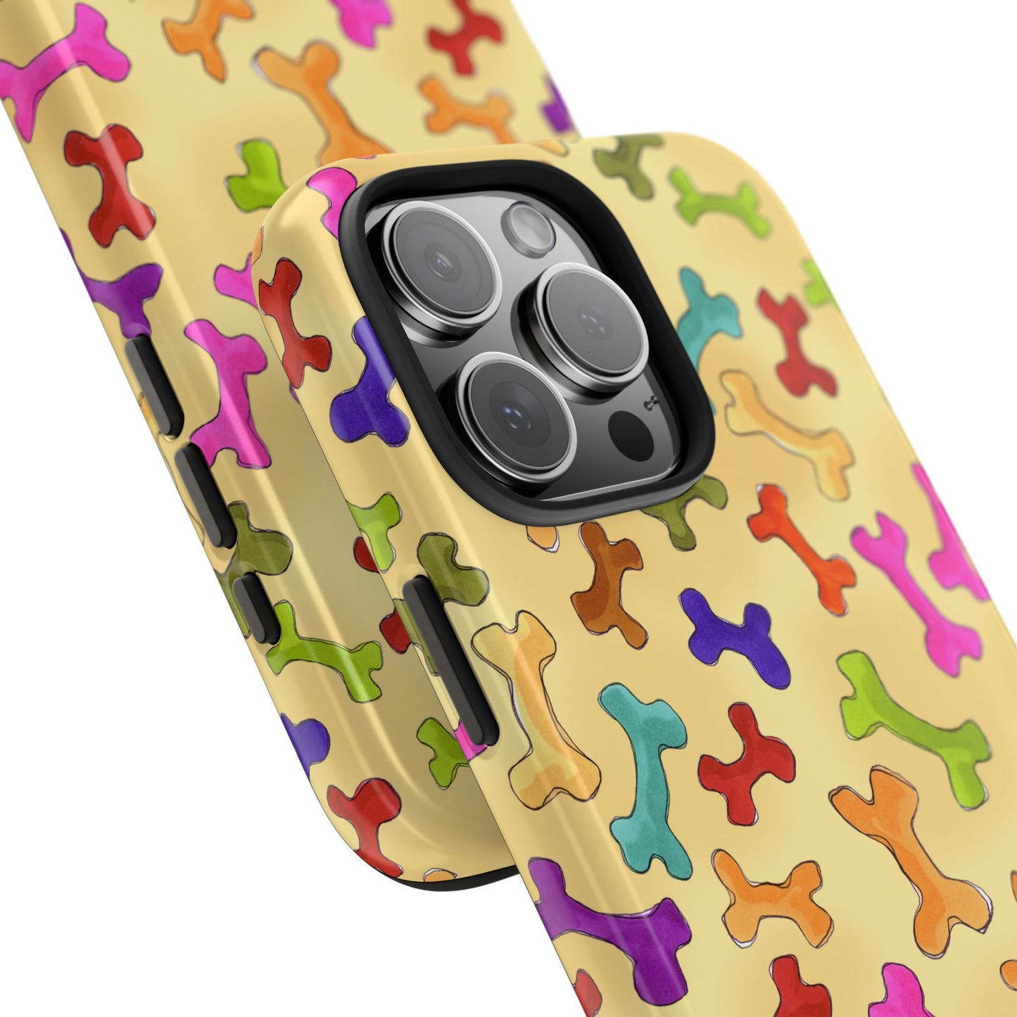 Happy Bones Yellow Phone Case