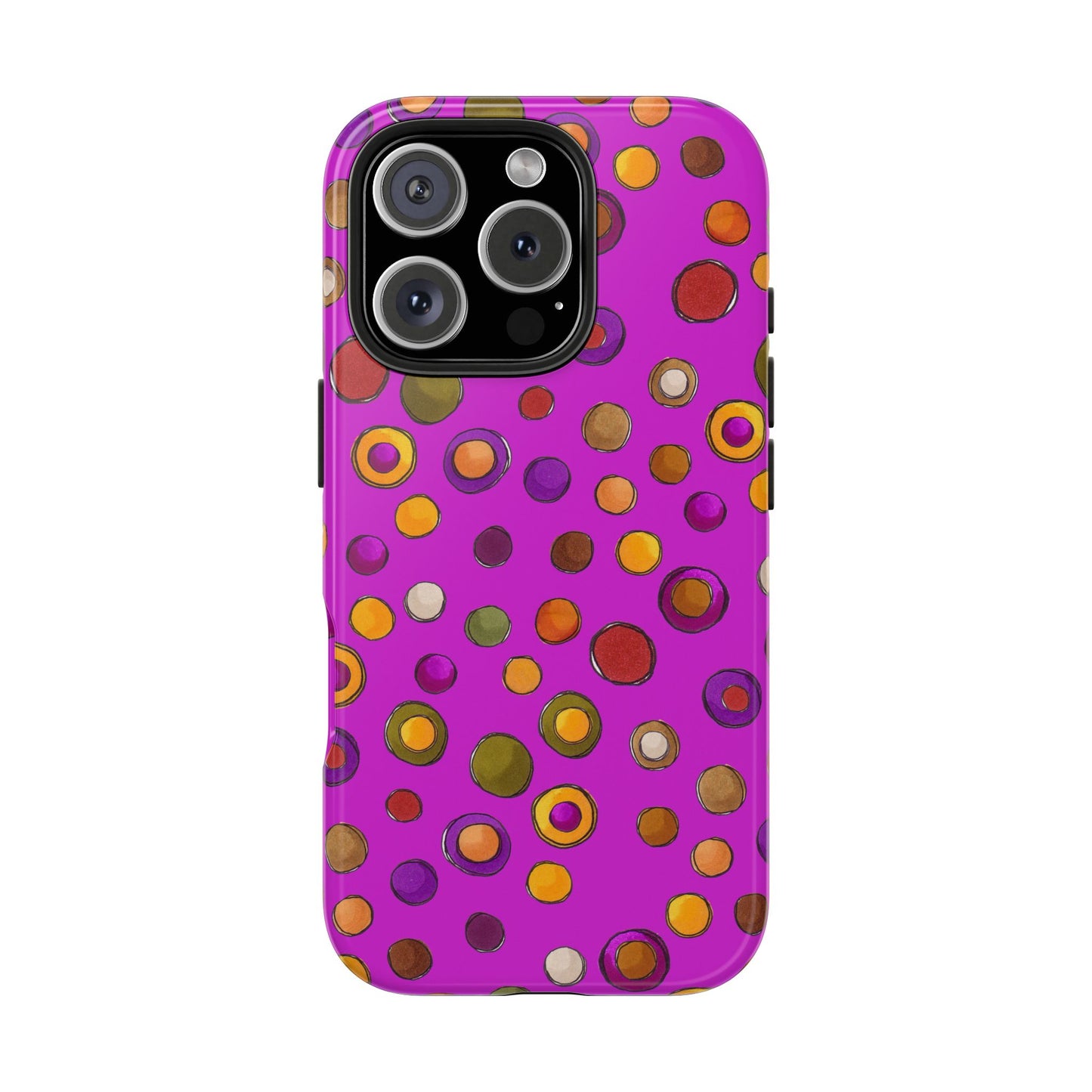 Double Dot Fuchsia Phone Case