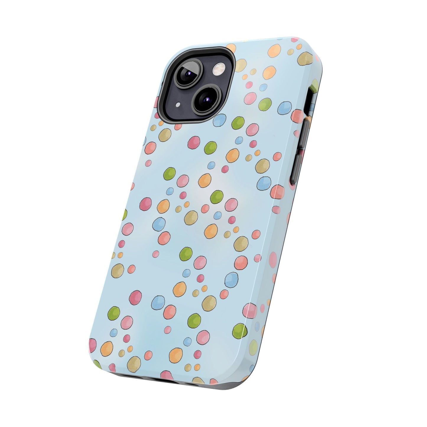 Clown Dots Blue Sky Phone Case