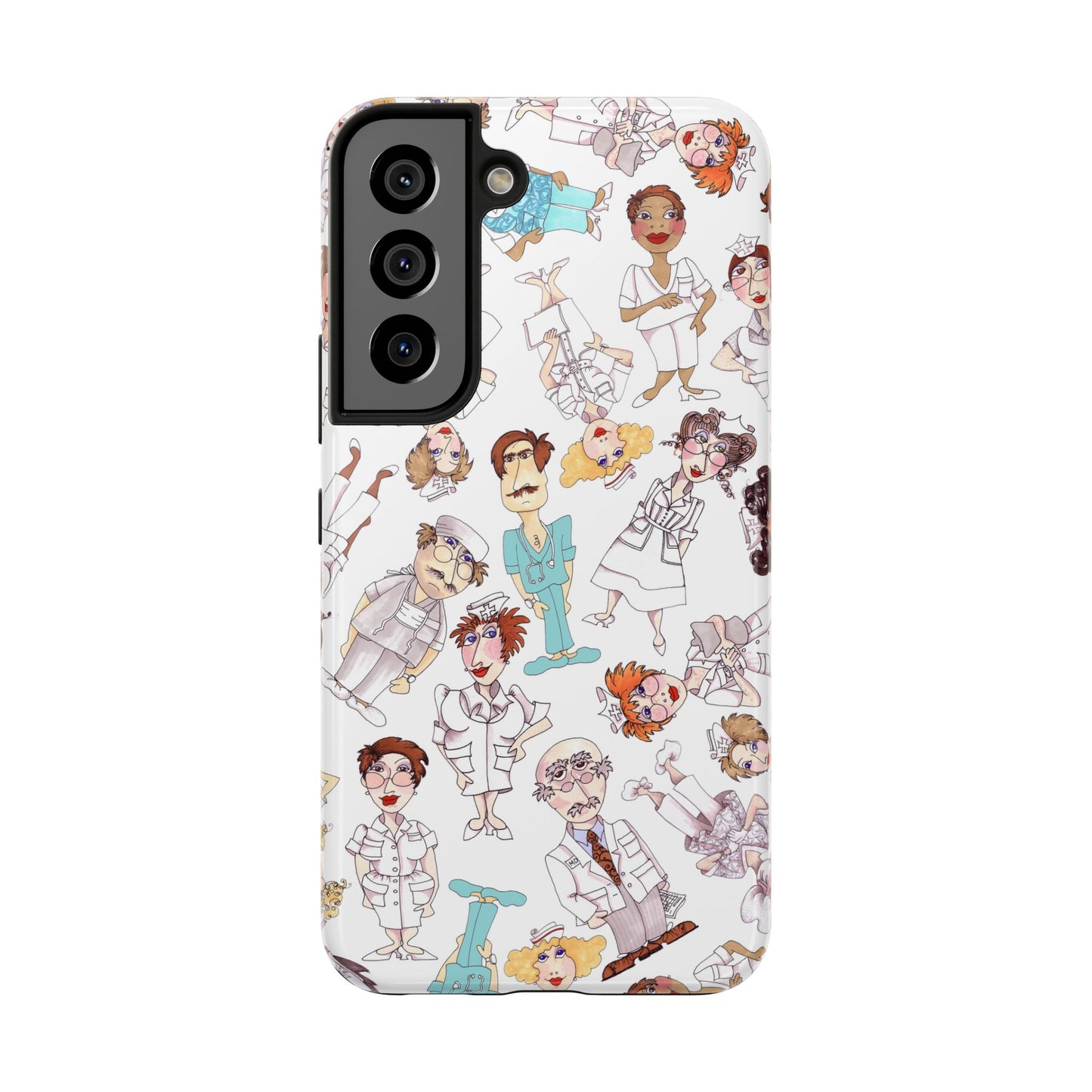 Happy Staff White Phone Case