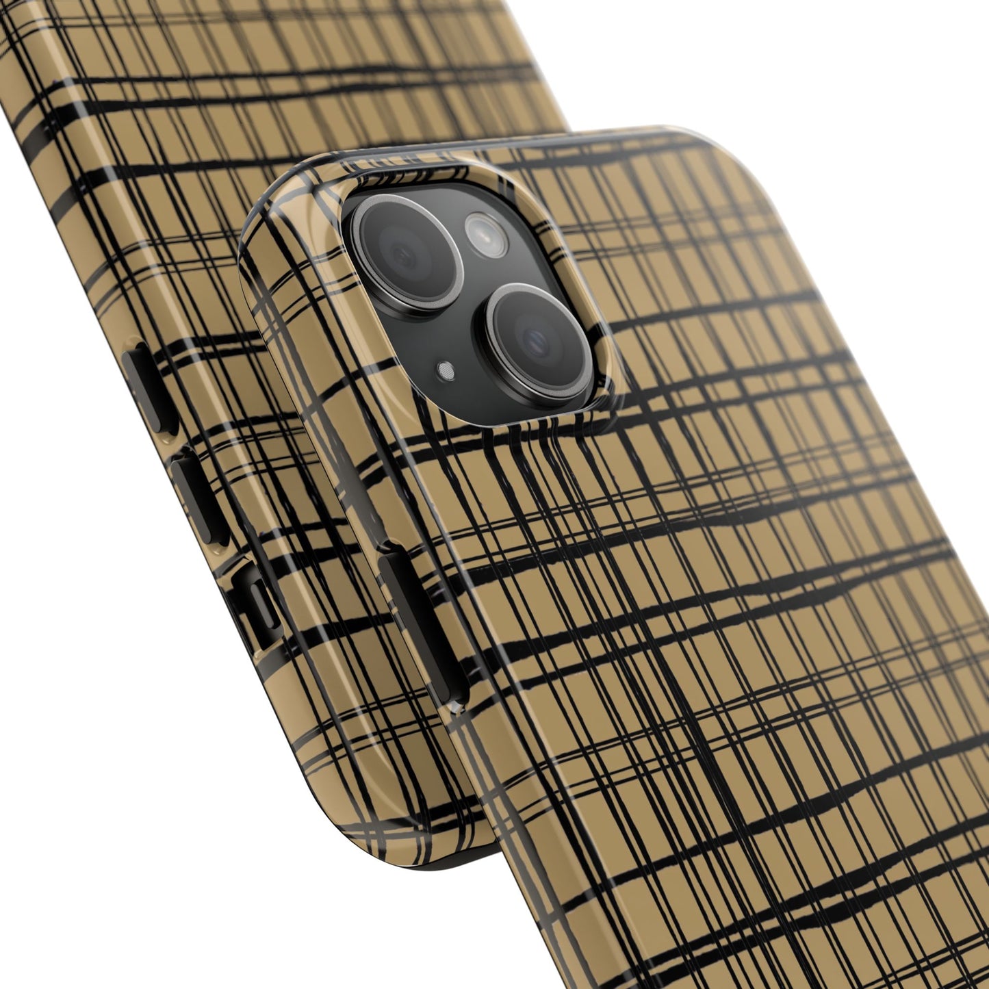 Doggie Fence Tan Phone Case