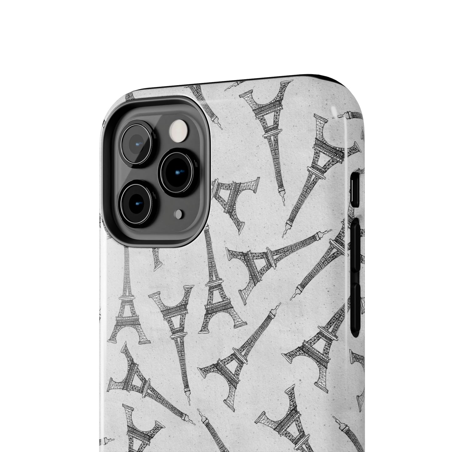 Eifelesque Silver Phone Case