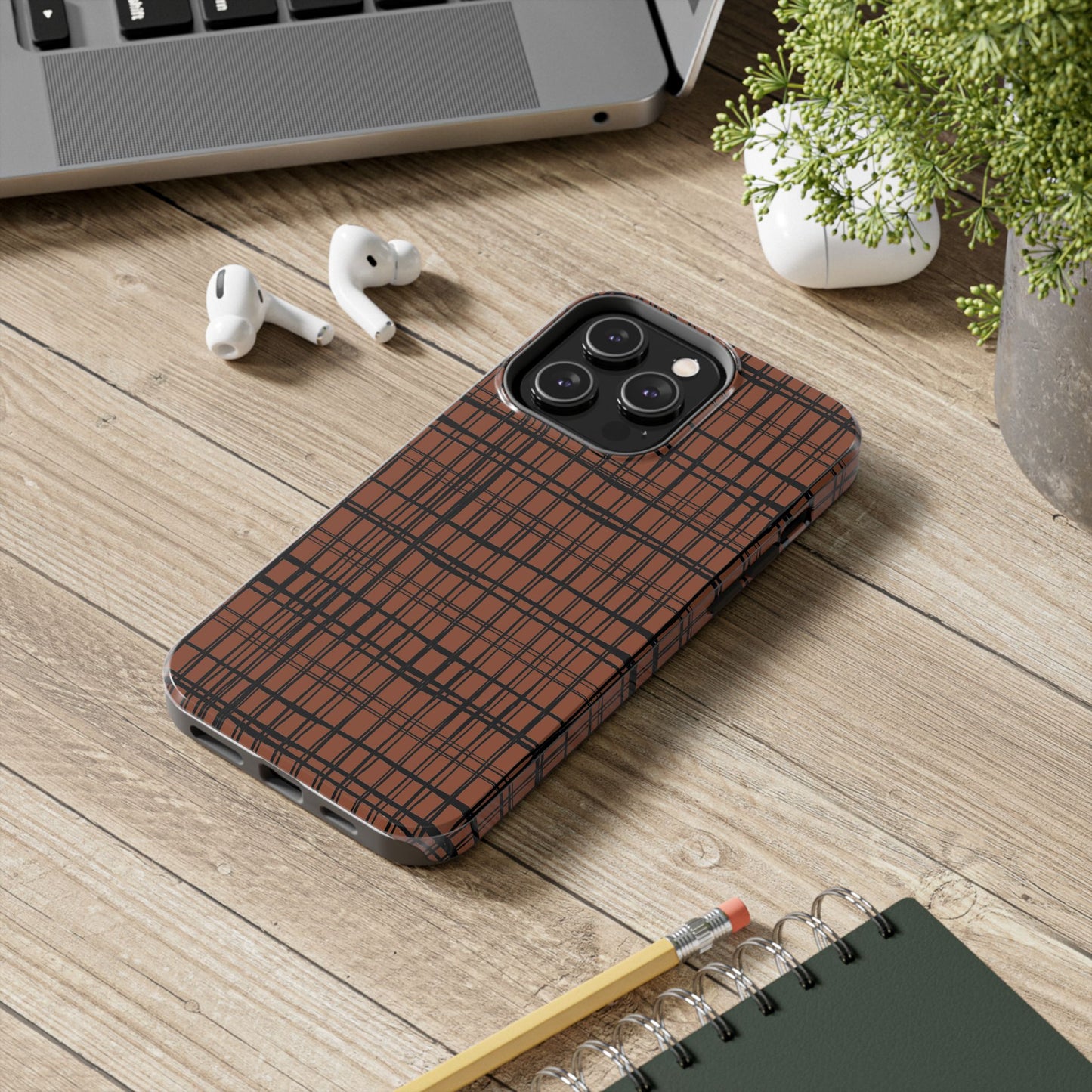 Doggie Fence Rust Phone Case