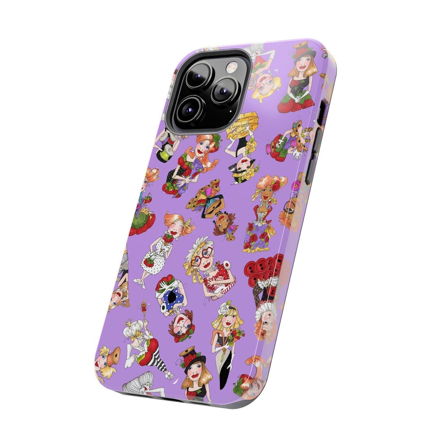 Curious Toss Purple Phone Case