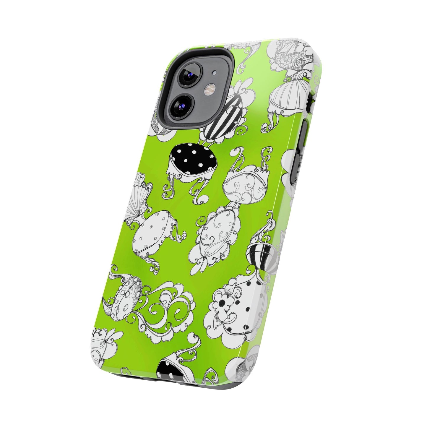 Bistro Chairs Lime Phone Case