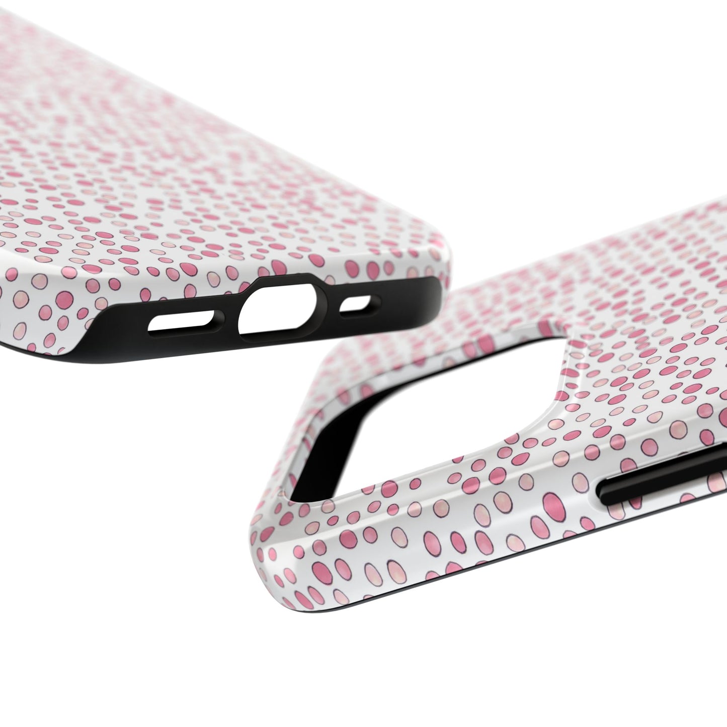 Water Spot Pink / White Phone Case