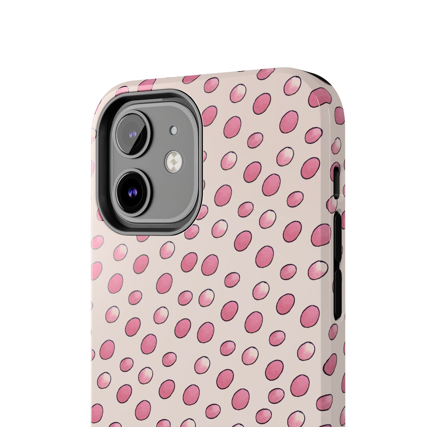 Egg Dots Vanilla / Pink Phone Case
