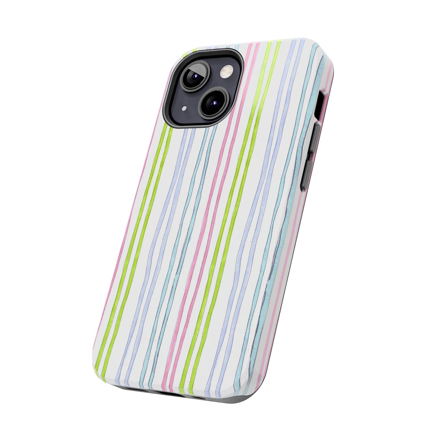 Belle Stripe White Phone Case