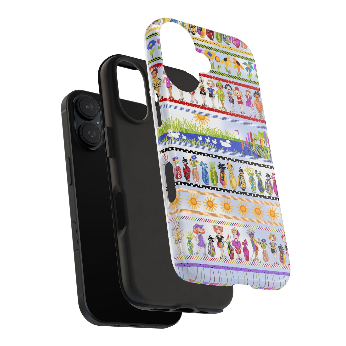 Golf Borders Blue Sky Phone Case