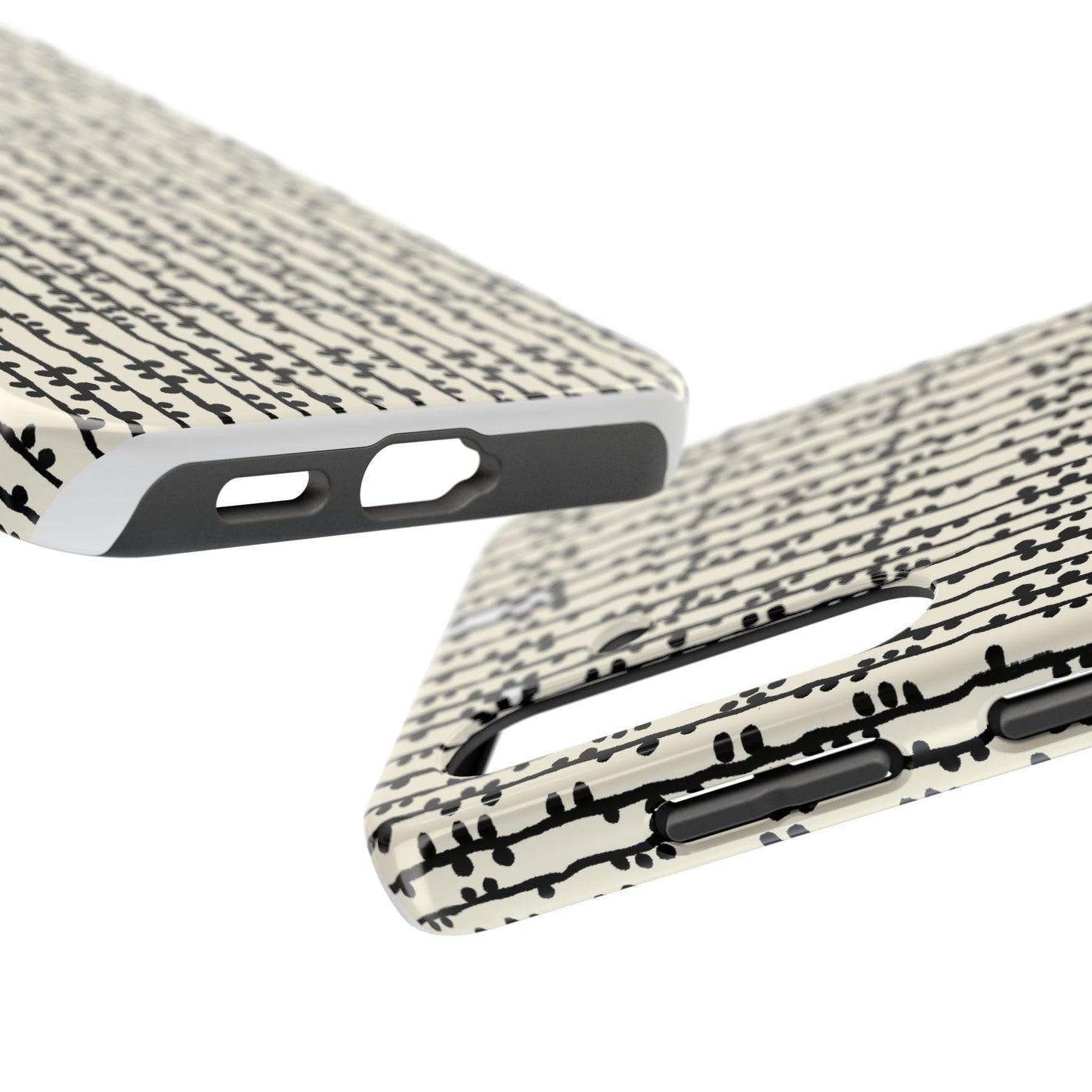 Loopy Stripe Bone Phone Case