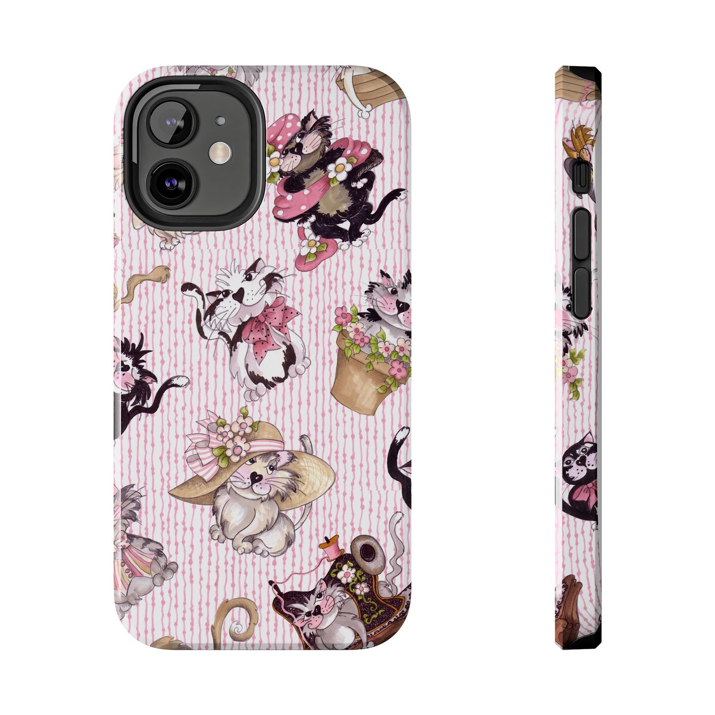 Fancy Cats Pink Phone Case